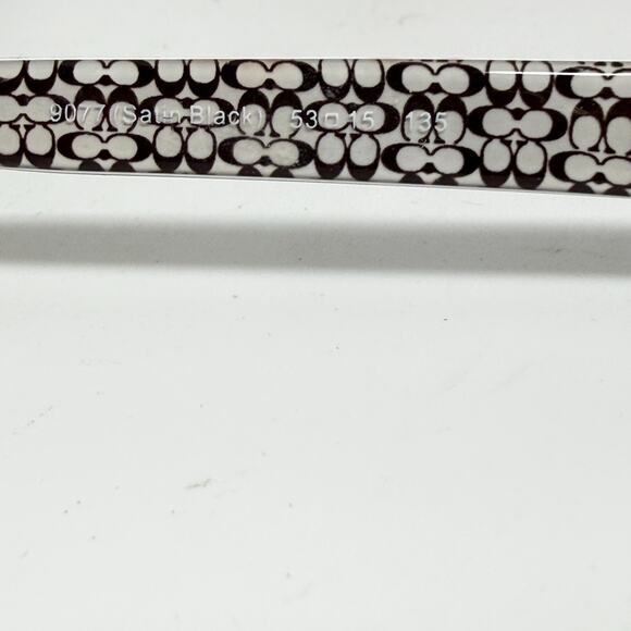 COACH NEW YORK “ROSE” Eyeglasses Frame HC5018 9077 53-15-135 Black Matte 19556 - Picture 5 of 7